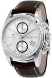 Hamilton Men's H32616553 Jazzmaster Silver-Dial Watch with Brown Band