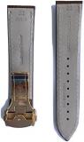 Original Hamilton Railroad Brown Leather Strap Band with Rose-Gold Clasp Buckle for Watch H40676551
