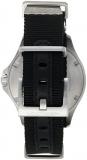 Hamilton Khaki Navy Scuba Swiss Quartz Watch 37mm Case, Black Dial, Black Textile NATO Strap (Model: H82201931)