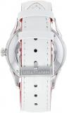 Hamilton Jazzmaster Skeleton Lady Swiss Automatic Watch 36mm Case, White Dial, White Leather Strap (Model: H32405811)
