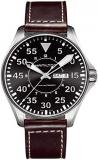 Hamilton Khaki Pilot Black Dial Leather Strap Men's Watch H64715535