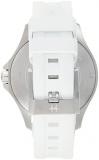 Hamilton Watch Khaki Navy Scuba Swiss Quartz Watch 37mm Case, White Dial, White Rubber Strap (Model: H82221310)