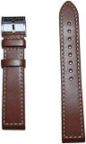 Hamilton Khaki Brown Leather Strap Band 20mm with Steel Buckle H600.704.204