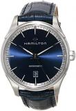 Hamilton Jazzmaster Swiss Automatic Watch 40mm Case, Blue Dial, Blue Leather Strap (Model: H32475640)