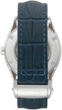 Hamilton Jazzmaster Open Heart 42mm Case, Silver Dial, Blue Leather Strap (Model: H32705651)