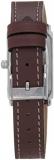 Hamilton American Classic Ardmore Swiss Quartz Watch 18.7mm x 27mm Case, Silver Dial, Rose Leather Strap (Model: H11221814)