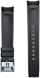 Hamilton Authentic Khaki Aviation 22mm Black Rubber Band Strap for Watch Models: H76714335, H77726351, H77766331, H77912335, H77796535