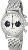Hamilton American Classic Intra-Matic Mechanical Chronograph H Watch 40mm Case, White Dial, Silver Stainless Steel Bracelet (Model: H38429110)
