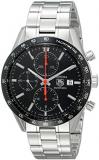 TAG Heuer Men's THCV2014BA0794 Carrera Black Guilloche Dial Watch