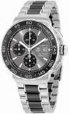 Tag Heuer Formula 1 Anthracite Dial Stainless Steel and Ceramic Chronograph Mens Watch CAU2010.BA0873