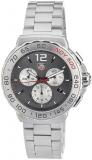 Tag Heuer Men's Cau1113.Ba0858 Quartz Chronograph Grey-Dial Stainless Steel Watch