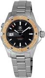 TAG Heuer Men's WAJ2150.BA0870 Aquaracer Black Dial Watch