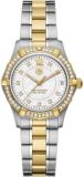 TAG Heuer Women's WAF1350.BB0820 Aquaracer Two-Tone Diamond Accented Watch