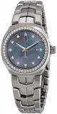 Tag Heuer Link Blue Mother of Pearl Diamond Dial Ladies Watch WBC1319.BA0600