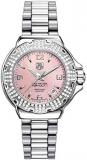 TAG Heuer Women's WAC1216.BA0852 Diamond Pink Dial Formula One Watch