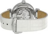 Omega Ladymatic 425.38.34.20.55.001 White MOP Dial with Diamonds White Leather