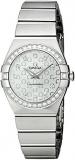 Omega Women's 123.15.24.60.52.001 Constellation Stainless Steel Watch with Diamonds