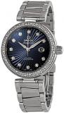 Omega De Ville Shaded Blue Diamond Dial Automatic Ladies Watch 425.35.34.20.56.001