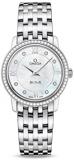 Omega DeVille Prestige Mother of Pearl Diamond Stainless Steel Ladies Watch 42415276055001