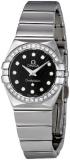 Omega Women's 123.15.24.60.51.002 Black Dial Constellation Watch