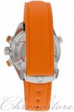 Omega Seamaster Black Dial Orange Leather Unisex Watch 22232385001003