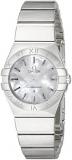 Omega Women's 12310246005001 Constellation Analog Display Swiss Quartz Silver Watch