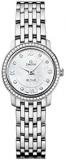 Omega De Ville Prestige Quartz 24.4mm Steel Diamond Women's Watch 424.15.24.60.55.001