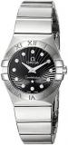 Omega Women's 123.10.24.60.51.001 Constellation 09 Brushed Black Dial Watch