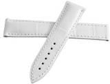 Genuine Omega Seamaster 18mm White Leather Watch Band Strap 98000242 GAF