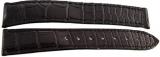 Genuine Omega Seamaster 19mm Black Leather Watch Band Strap 98000242 HJA