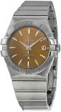 Omega Constellation Co-Axial Bronze Dial 35 mm Stainless Steel Mens Watch 123.10.35.20.10.001