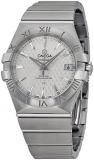 Omega Men's Constellation Swiss-Automatic Watch with Stainless-Steel Strap, Silv...