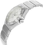 Omega Constellation Silver Diamond Dial Stainless Steel Men's Watch 123.10.35.20.52.002