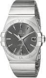 Omega Constellation Automatic Co-Axial Dark Grey Dial Stainless Steel Unisex Wat...