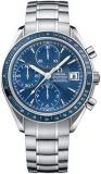 Omega Men's 3212.80.00 Speedmaster Date Automatic Chronometer Chronograph Blue Dial Watch
