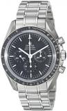 Omega Men's 31130423001005 Speedmaster Analog Display Mechanical Hand Wind Silver with Black Dial Watch
