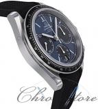 Omega Speedmaster Racing Automatic Chronograph Blue Dial Stainless Steel Mens Watch 32632405003001