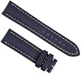 Breitling Blue Leather 20 mm - 22 mm Strap 105X
