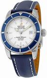 Breitling Superocean Heritage Automatic Silver Dial Blue Leather Mens Watch A1732116-G717BLLD