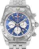 Breitling Men's BTAB041012-C834SS Chronomat GMT Analog Display Mechanical Hand Wind Silver Watch