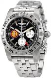 Breitling Chronomat 44 GMT Black Dial Men's Watch AB04203J/BD29SS