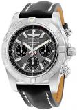 Breitling Chronomat 44 Grey Dial Leather Men's Watch AB011011-F546BKLT