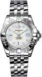 Breitling Galactic 32 Mother of Pearl Diamond Dial Ladies Watch A71356L2-A708SS