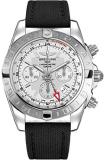 Breitling Chronomat 44 GMT Men's Watch on Black Canvas Strap AB042011/G745-101W