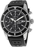 Breitling Superocean Heritage Automatic Chronograph Black Dial Black Rubber Mens Watch A1332024-B908BKPT3