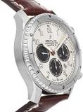 Breitling Navitimer 8 Silver Dial Leather Strap Men's Watch AB01171A1G1P1