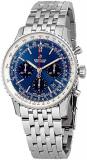 Breitling Navitimer 1 Chronograph Automatic Chronometer Blue Dial Men's Watch AB0121211C1A1