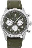 Breitling Aviator Automatic Green Dial Watch AB01192A1L1X2 (Pre-Owned)