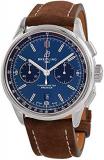 Breitling Premier B01 Chronograph Automatic Chronometer Blue Dial Men's Watch AB0118221C1X1