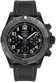 Breitling Avenger Hurricane 45mm Men's Watch on Anthracite Canvas Strap XB0180E4/BF31-109W